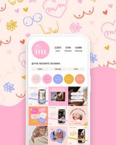 The Midwife Mumma - Logo & Brand Design | Social Content Kits
