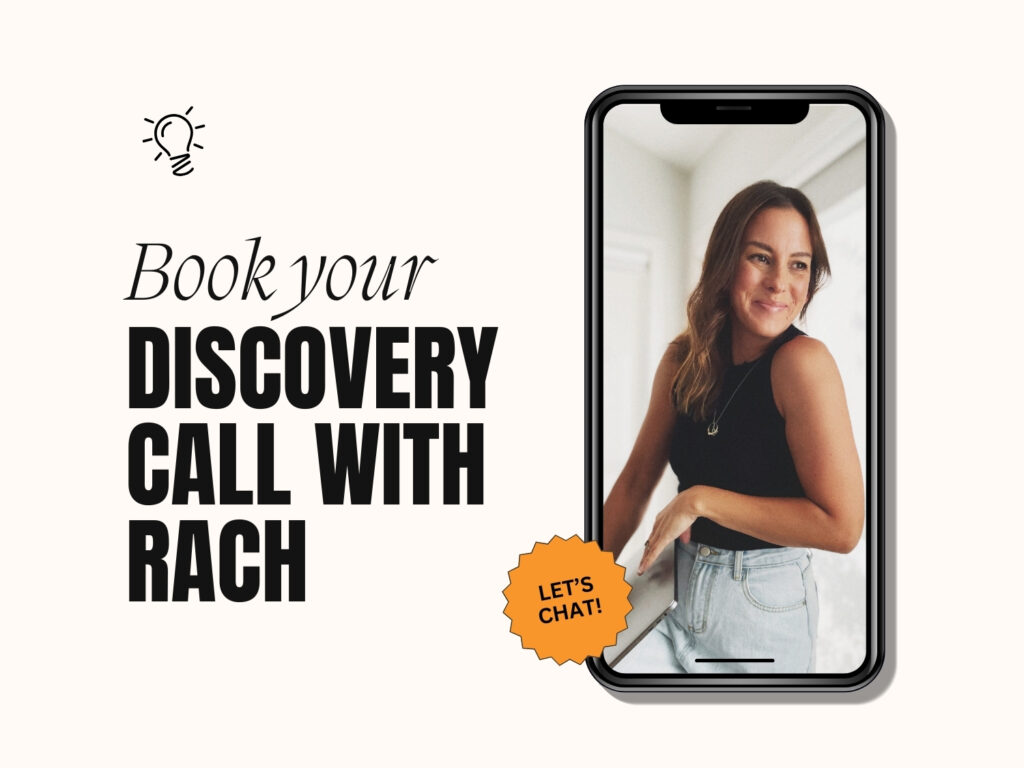 Book discovery call with Rach from The Stylesheet